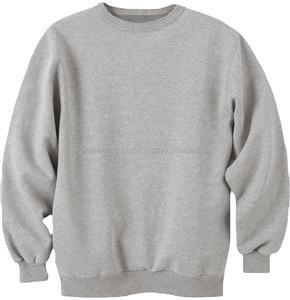 Bangladesh venta al por mayor 100% algodón francés Terry hombres sudadera diseño personalizado cuello redondo con patrón sólido para ropa de invierno - Product Image 3