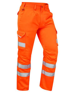 Pantalones de Trabajo de Alta Visibilidad Transpirables de Alta Calidad con Tela de Poliéster y Algodón para las Cuatro Estaciones, Seguridad en la Construcción - Product Image 1
