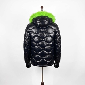 Chaqueta de Invierno Acolchada Ligera para Hombre con Cuello Alto y Capucha, Logotipo Personalizado, Alta Calidad, Precio al por Mayor, Ropa Casual OEM - Product Image 2