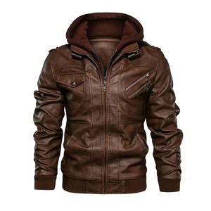 Veste en cuir pour homme de style moderne avec tissu de qualité supérieure et confort au quotidien - Product Image 1