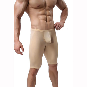Shorts de compression décontractés pour hommes, taille haute élastique, séchage rapide, respirants, résistants, teinture unie – Meilleures ventes, Offre Spéciale - Product Image 2