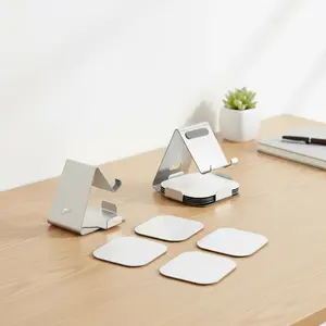 Soporte de Escritorio Ajustable para Teléfono Inteligente, para Oficina, Hogar, Mesa, Soporte Metálico para Teléfono Móvil con Base - Product Image 2