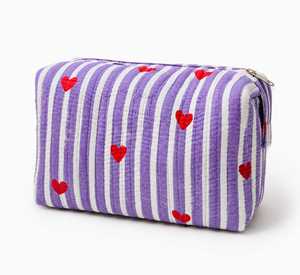 Vintage Bohemian Embroidered Cotton Fashion Waterproof Zipper Soft Handle Eco-Friendly <b>Makeup</b> <b>Case</b> Travel Pouch Veer Brand - Product Image 3