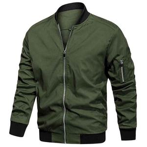 Blouson Bomber Polaire Épais pour Homme, Coupe-Vent Imperméable, Manches Classiques, Fermeture Éclair Perlée, Grande Taille, Idéal Printemps et Travail - Product Image 3