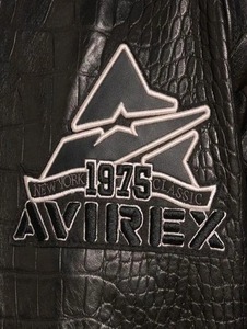 เสื้อแจ็คเก็ตบอมเบอร์หนังแท้ Avirex สไตล์นักบิน สตรีทแวร์ กันลม เป็นมิตรกับสิ่งแวดล้อม พร้อมระบบทำความร้อน - Product Image 5