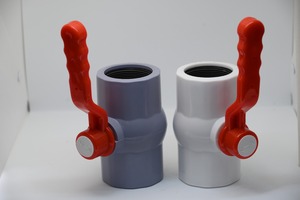 Vanne à boisseau sphérique en PVC Nirmit à poignée longue, commande manuelle, personnalisable OEM pour le contrôle de l'eau d'irrigation, joint EPDM, 100 ps - Product Image 3