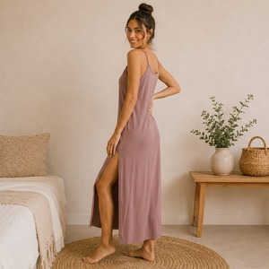 Ensemble de pyjama pour femmes de qualité supérieure, en polyester et rayonne, anti-boulochage, respirant, doux, écologique - Product Image 3