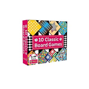 Juego de 10 Juegos de Mesa Tradicionales en Caja de Cartón - Colección de Juegos Familiares |   Compra al por Mayor - Product Image 1