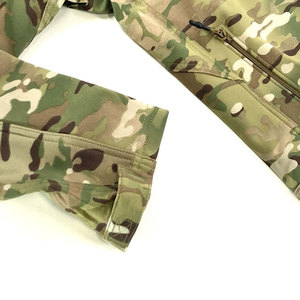 Chaqueta de Camuflaje para Hombre, Cuello Alto, Cierre de Cremallera, Transpirable, Informal, para Otoño, Corte Regular, Material de Poliéster - Product Image 6