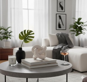 Chaîne en bois à 5 maillons sculptée à la main, style bohème, décoration moderne pour la maison, chaîne en bois à nœuds ronds - Product Image 4