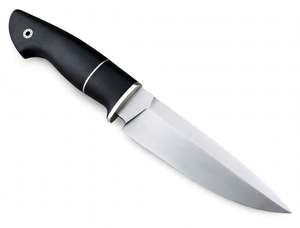 Couteau utilitaire robuste à lame fixe en acier inoxydable, manche en micarta noir, poignée ergonomique, longueur totale 10 pouces, épaisseur 4 mm - Product Image 3