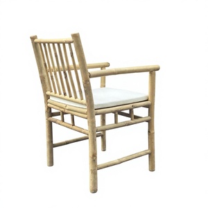GOLcompany Traditional Style Bamboo <b>Chair</b> for Home Apartment or Outdoor Use <b>Foldable</b> Dining Room Furniture Multi-color - Product Image 3
