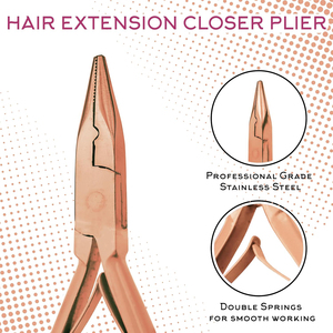 Wholesale Hand Tied Hair Extension Tool Kit Set With <b>Needle</b> Professional Hair Extension & <b>Beading</b> Tool Kit Pliers - Product Image 5