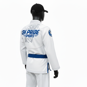Conjunto de Gi de Jiu Jitsu BJJ de Alta Calidad, Pantalones al por Mayor, Ligeros, Tela de Poliéster/Algodón de 240g, Logotipo Personalizado, Transpirables, de Secado Rápido - Product Image 5