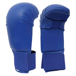 New Design Plain Color Martial Arts PU Leather Made Karate Gloves High Demanding <b>Foam</b> <b>Padding</b> Gloves for Karate - Product Image 3