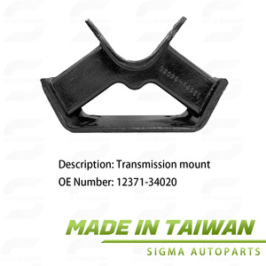 Isolateur de support moteur OTO SIGMA 12371-34020 pour Toyota, remplacement en caoutchouc de qualité supérieure, qualité OE, fabriqué à Taïwan - Product Image 4