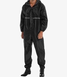 Combinaison de pluie robuste pour moto avec bandes réfléchissantes haute visibilité, une pièce, pour femmes et hommes 2026 - Product Image 1