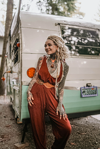 Mono de Algodón Suave para Mujer, Pierna Estrecha, Bolsillos Prácticos, Ligero y Cómodo, Vestido para la Playa a Precio de Mayoreo - Product Image 2