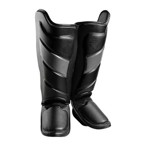 Protectores de Piernas de Cuero de Alta Calidad, Fabricante OEM Personalizado, Venta al por Mayor para Boxeo, Muay Thai, Kickboxing, MMA - Product Image 2