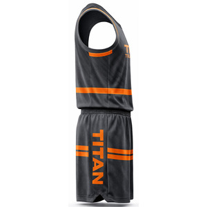 Ensemble de maillots de basket-ball professionnels, logo personnalisé, uniforme de basket-ball respirant, imprimé, anti-transpiration, séchage rapide, grande taille - Product Image 3