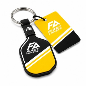 Mini Pickleball Keychain Featuring Paddle and Ball Charm High Quality Metal <b>Ring</b> Ideal for Keys Travel Bags and Daily Carry - Product Image 3