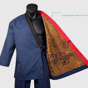 Kimono de BJJ Personalizado de la Mejor Calidad, 100% Algodón, Duradero, con Logotipo Simple, Ropa de Artes Marciales al por Mayor, Ropa para Hombre - Product Image 4