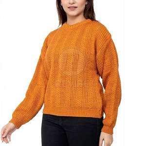 Suéter de Mujer con Logotipo Personalizado, Precio al por Mayor, Suéter de Manga Larga para Mujer, Suéter de Mujer de Primera Calidad en Venta - Product Image 5