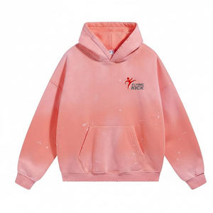 Sweats à capuche streetwear surdimensionnés et épais pour hommes 2026 – Personnalisables, vierges, effet délavé et vieilli - Product Image 1