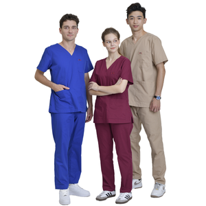 ชุดเครื่องแบบขัดทางการแพทย์สำหรับผู้ชายและผู้หญิงชุดพยาบาลโรงพยาบาลออกแบบได้ตามต้องการระบายอากาศได้ดีและนุ่มมาก - Product Image 2