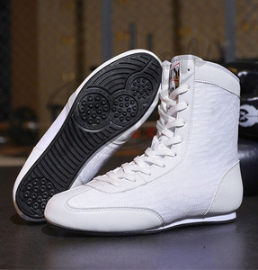 Chaussures de boxe en gros respirantes, bottes de boxe athlétiques durables, chaussures d'entraînement à semelle antidérapante, chaussures de boxe légères et respirantes - Product Image 6