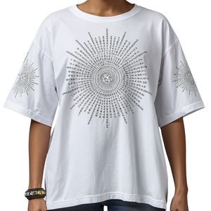 Camiseta con Pedrería Starburst Más Vendida para Hombre, Ropa Casual de Moda Oversize - Product Image 2