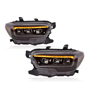 Faros Delanteros LED Triples Maictop para <span class=keywords><strong>Toyota</strong></span> <span class=keywords><strong>Tacoma</strong></span> 2016-2023, Par de Faros Modificados, Proveedor de Piezas de Iluminación Exterior - Product Image 2