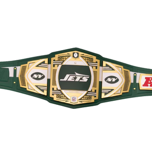 Cinturón de Campeonato de los New York Jets, Cinturón de Fútbol Americano Personalizable, Cinturón Deportivo Coleccionable de Alta Calidad para Fanáticos - Product Image 5