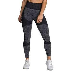 Conjunto de 2 Piezas de Leggings de Yoga para Mujer Bnice, Cintura Alta, Sin Costuras, Efecto Levanta Glúteos, para Fitness y Entrenamiento - Product Image 1
