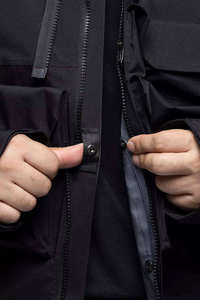 High-Performance Men's Techwear <b>Jacket</b> Waterproof Tactical Cargo Windbreaker Functional Streetwear Cyberpunk Urban Utility Coat - Product Image 6