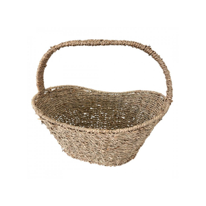 Panier cadeau en jonc de mer naturel en gros avec poignée pour Pâques et Noël, paniers cadeaux en vrac à prix avantageux du Vietnam - Product Image 2