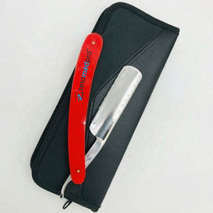 มีดโกนหนวดแบบตรงสำหรับผู้ชาย รุ่นคลาสสิค ระดับมืออาชีพ ใบมีดเดี่ยวสแตนเลส ด้ามจับพลาสติก บรรจุภัณฑ์สีปรับแต่งได้ - Product Image 6