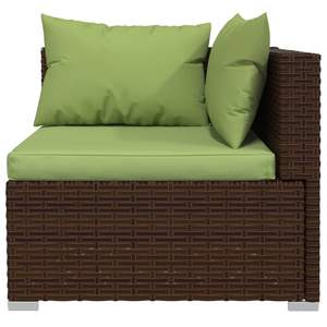 Set Lounge da Giardino Marrone e Verde - Product Image 6