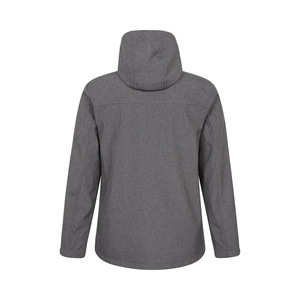 Chaqueta Bomber Gris para Hombre, con Capucha, Cierre de Cremallera, Resistente al Viento, Informal, para Invierno, Exterior de Poliéster/Nailon - Product Image 3