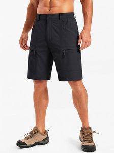 Shorts cargo de randonnée pour hommes 10 pouces, séchage rapide, légers, extensibles, pour le golf, les voyages et les activités de plein air, avec 5 poches - Product Image 2