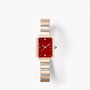 Reloj de cuarzo cuadrado con diamantes de moda 2026, reloj de pulsera de cuero para mujer, regalo de cumpleaños, mini reloj de cuarzo de lujo para hombre y mujer - Product Image 2