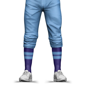 Men's White Baseball Pants With Black Belt And <b>Socks</b> All Seasons Regular Fit Solid Color Sport Apparel - Product Image 3