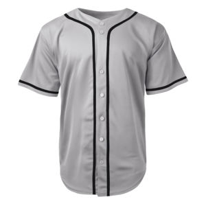 Nouveau design de haute qualité personnalisé vente en gros polyester équipe jeunesse vintage maille broderie pour hommes sublimation maillot de baseball - Product Image 5