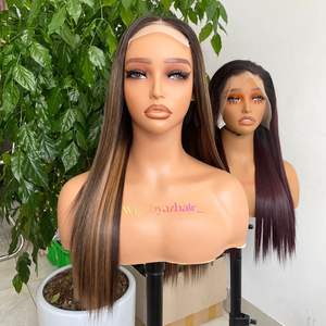 Perruques Lace Front de Cheveux Humains de 22 Pouces pour Femmes Noires Perruques de Cheveux Remy Vierges Droites à Cuticules Alignées - Product Image 4