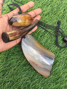 Best Selling Handmade Modern Fashionable Buffalo Horn Necklace Jewelry Irregular Shape for Parties-Hot Sale in India - Product Image 4