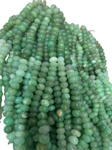 Cuentas de Crisoprasa Natural de Grado AAA, Multifacéticas, de Forma Lisa, Personalizadas, con Acabado Perfecto, Producto a Granel, Gema Hecha a Mano - Product Image 3
