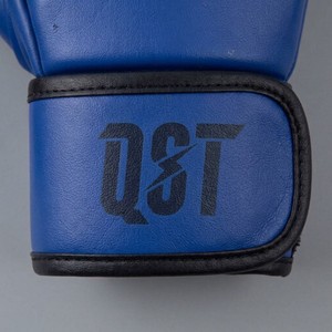 Gants d'entraînement MMA en cuir PU de qualité supérieure QST, gants de combat sans doigts, gants de protection rembourrés pour les mains - Product Image 5