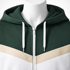 Survêtement léger pour homme, design premium, tricoté, 100 % polyester, anti-UV, à capuche, bleu roi, collection Hiver 2026, vente en gros - Product Image 4