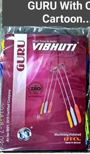 Grattoir à langue professionnel en acier inoxydable avec manche en plastique pour une hygiène buccale pratique, fourni par un fournisseur indien, en vente - Product Image 6