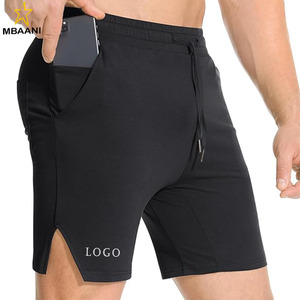 Pantalones Cortos Deportivos Ajustados para Hombre, Pantalones Cortos Deportivos de 5 Pulgadas para Correr, Hacer Ejercicio y Entrenamiento, con Bolsillos con Cremallera - Product Image 1